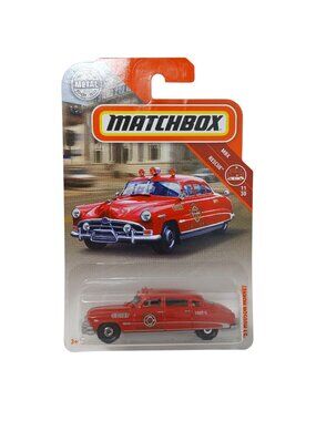 Matchbox MBX Rescue 51 Hudson Hornet Die-Cast Car MBX Rescue 11/30 Red #S-12